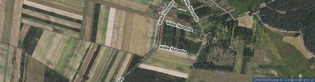 Zdjęcie satelitarne Wólka Nurzecka ul.